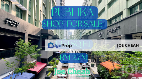 Shop For Sale Publika , Kuala Lumpur, Dutamas