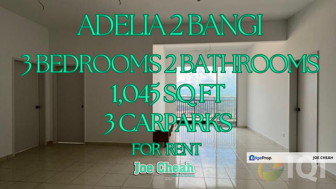 Adelia 2 Bangi 3 Carparks 28th Floor, Selangor, Bangi