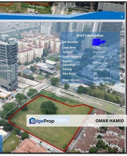 FREEHOLD Commercial Land at Jalan Ampang, KL, Kuala Lumpur, Ampang