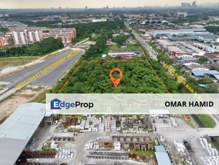 Strategic Location Commercial Land at Jalan Kebun Shah Alam For Sale, Selangor, Shah Alam