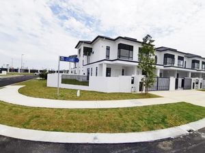 CORNER LOT DOUBLE STOREY TERRACE HOUSE Eco Graham Garden Eco Grandeur ...