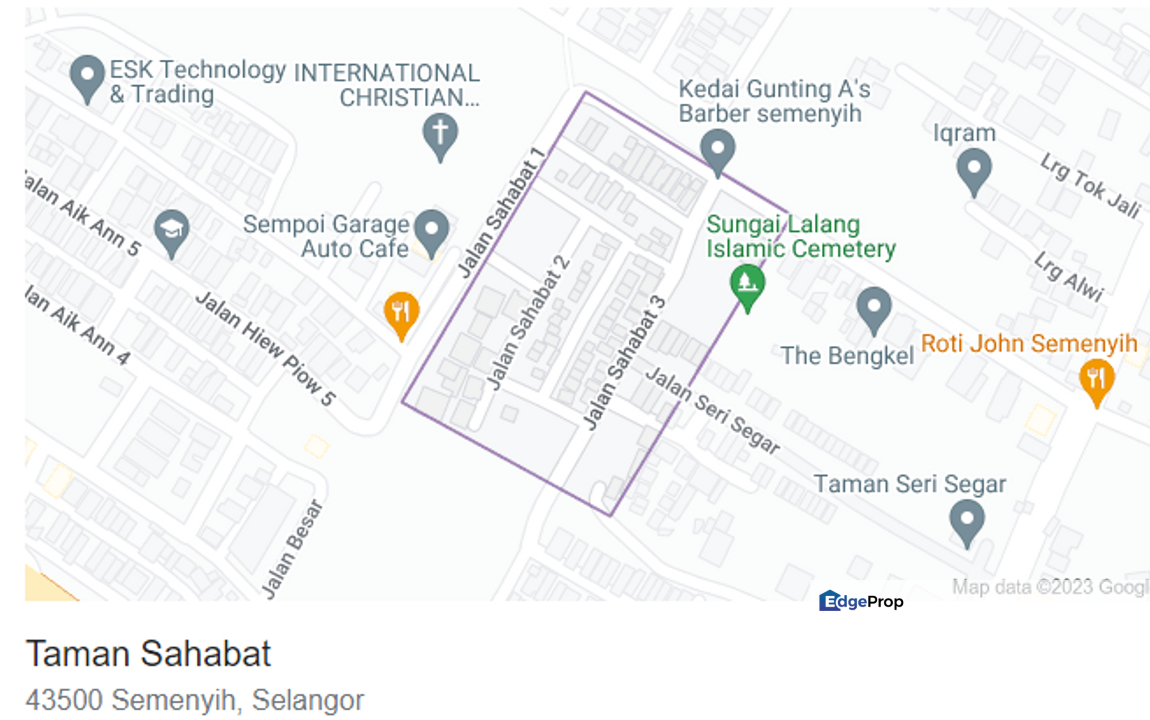 Shop Lot At Taman Shahabat , Semenyih, Kajang For Sale, Selangor, Kajang