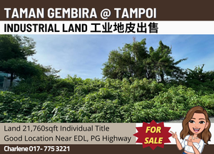 Taman Gembira Tampoi Industrial Land Freehold & Good Location For Sale ...