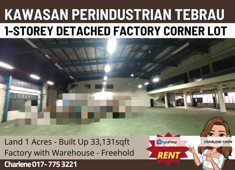 Kawasan Perindustrian Tebrau Single Storey Detached Factory with ...