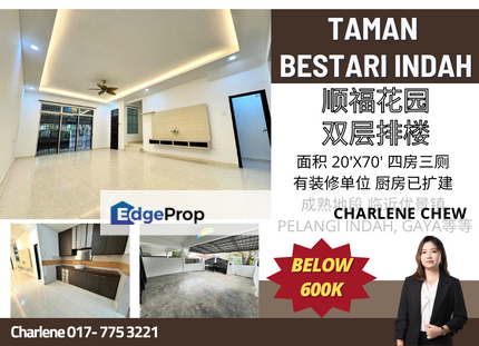 Taman Bestari Indah Double Storey Renovated Unit , Johor, Ulu Tiram