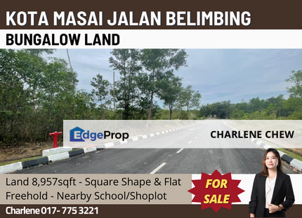 Taman Kota Masai Jalan Belimbing Bungalow Land For Sale, Johor, Pasir Gudang