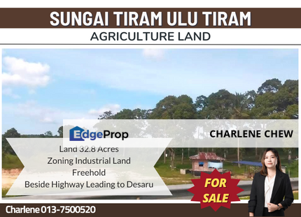 Sungai Tiram Ulu Tiram Agriculture Land (Sale), Johor, Ulu Tiram