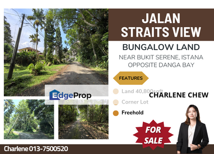 Jalan Straits View JB Town Bungalow Land 1 (Sale), Johor, Johor Bahru