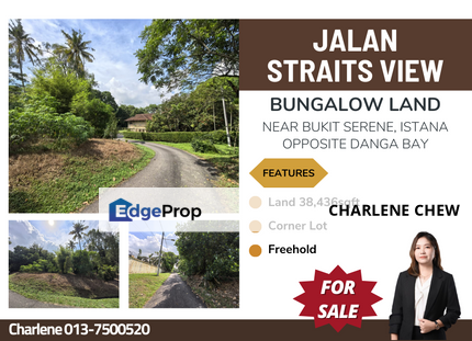 Jalan Straits View JB Town Bungalow Land 2 (Sale), Johor, Johor Bahru