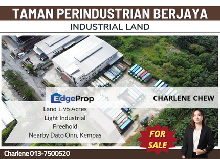 Taman Perindustrian Berjaya @ Kempas Industrial Land (Sale), Johor, Johor Bahru