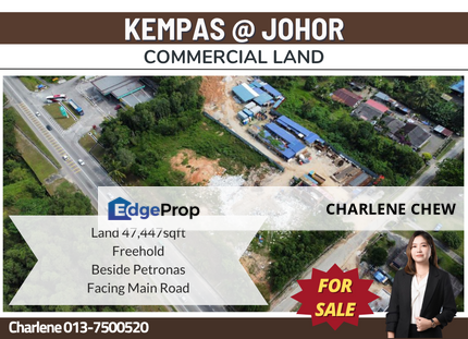 Kempas Commercial Land / Facing Main Road (Sale), Johor, Johor Bahru