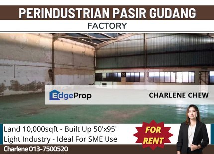 Perindustrian Pasir Gudang Factory (Rent), Johor, Pasir Gudang