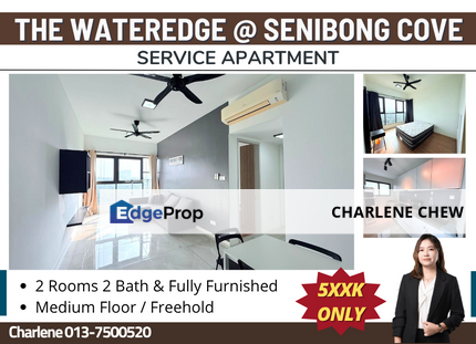 Water Edge @ Senibong Cove 2 Rooms with Fully Furnished (Sale), Johor, Masai