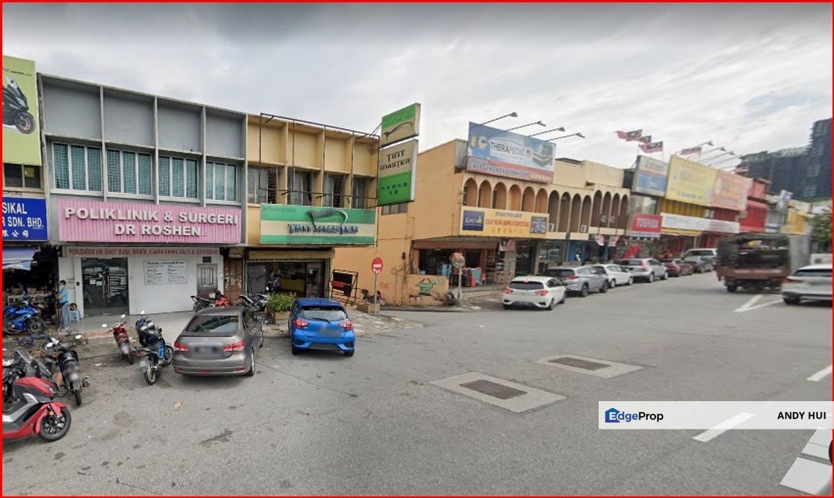Jalan Genting Klang 4 Sty Shop-Office for Sale, Kuala Lumpur, Setapak
