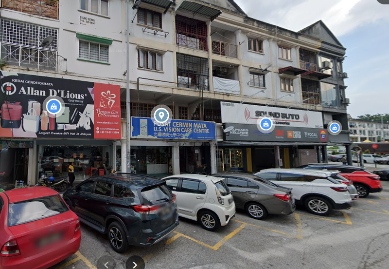 Pandan Indah Ground Floor & Mezzanine Floor Facing Mainroad Easy Access 