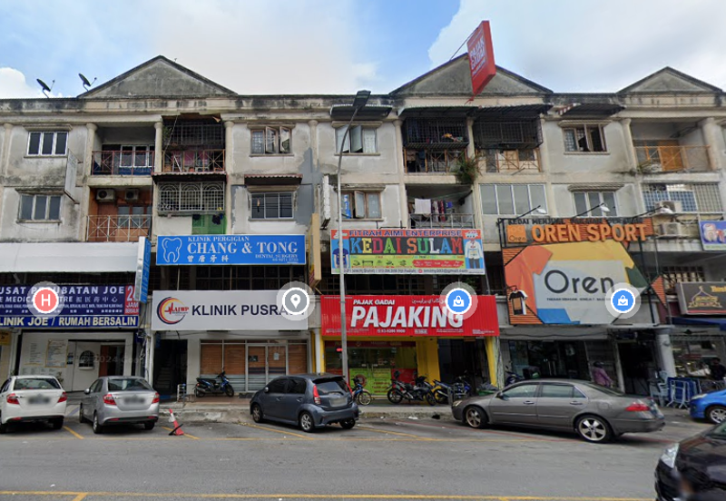 Pandan Indah Ground Floor & Mezzanine Floor Facing Mainroad Easy Access 