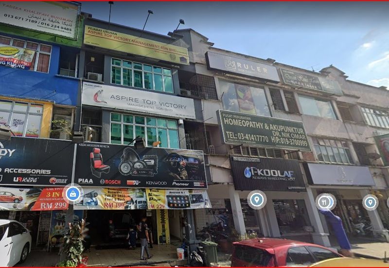 Setapak Ground Floor shop 22x75 Opposite Setapak Central Mall Available Now