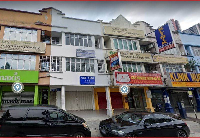 Setapak Ground Floor shop 22x75 Opposite Setapak Central Mall Available Now
