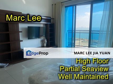 Waterside Residence, High Floor, Seaview, Fully Furnished, The Light City, Gelugor, Penang, Gelugor