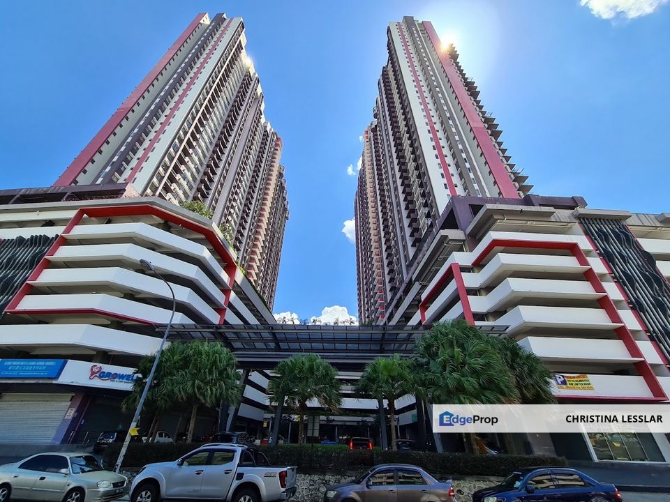 Unblocked view of KLCC Skyline, Kuala Lumpur, Setapak