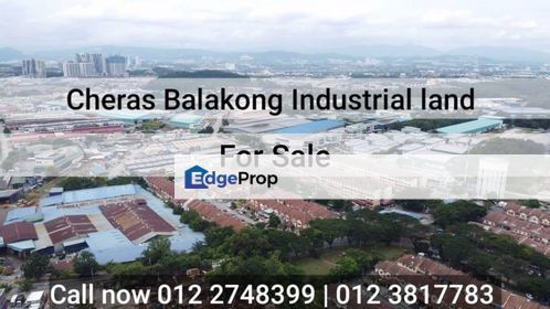 Industrial Land For Sale @ Taman Perindustrian Taming Jaya, Balakong, Selangor, Selangor, Balakong