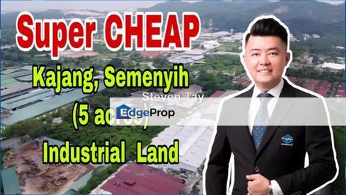 Industrial Land For Sale @ SemenyihSentral, Semenyih, Selangor, Selangor, Semenyih