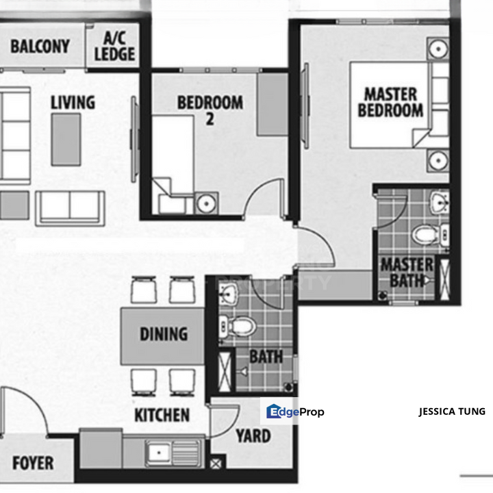 No.T2-20-07, Tower 2, Residensi Bintang Bukit Jalil, No.1, Jalan Jalil Impian, Bukit Jalil, 57000 Kuala Lumpur, Kuala Lumpur, Bukit Jalil