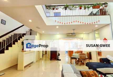 Canal Garden Kota Kemuning double storey super link house for sale gated and guarded community facing south , Selangor, Kota Kemuning