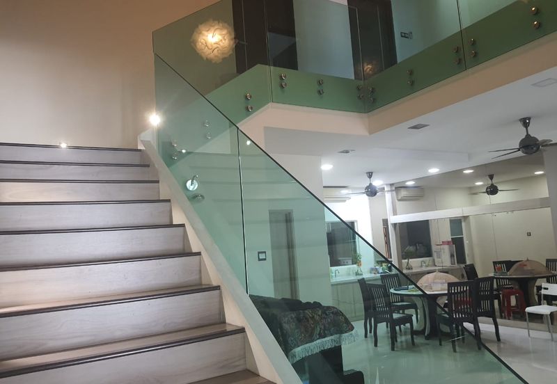 Canal Garden Kota Kemuning double storey super link house for sale gated and guarded community facing south 