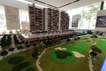 Pre launch project at Bukit Kemuning for sake 