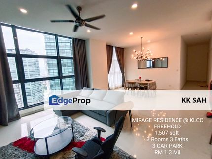 (3 CAR PARK + FULLY FURNISHED) MIRAGE @ KLCC, Kuala Lumpur, KLCC