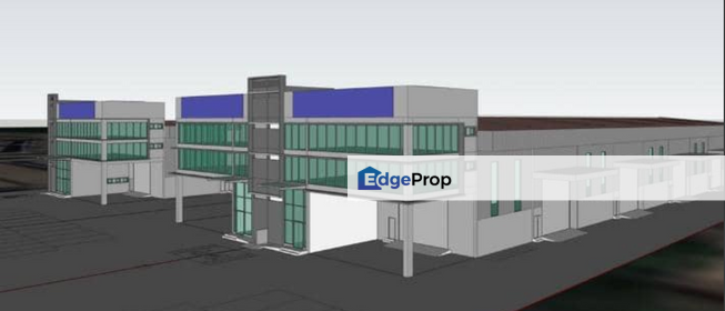 3 Storey New Detached Factory For Sale at Perai, Penang, Prai