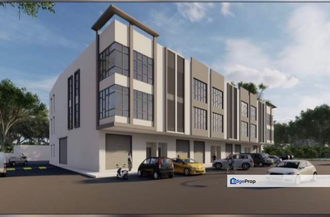 Bayan Lepas, 3Storey Terrace Shop Offices, Sale, Penang, Bayan Lepas