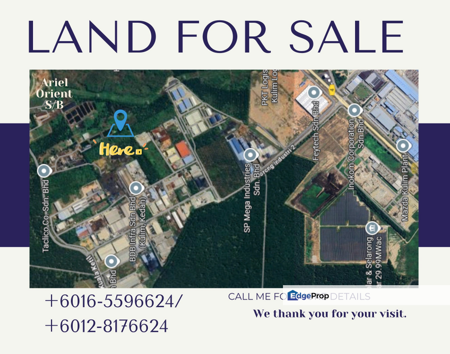 Data Centre Land For Sale in Kulim, Kedah, Kulim