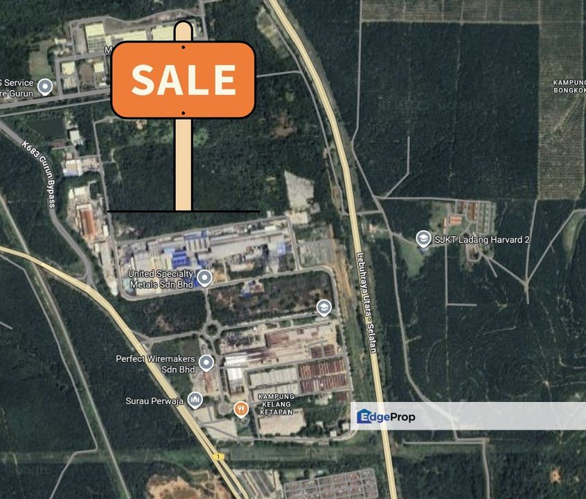 Gurun Kedah Industry Land For Sale, Kedah, Kuala Muda