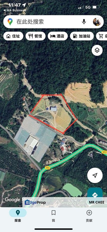 💥 𝗙𝗼𝗿 𝗥𝗲𝗻𝘁 – 6 acres almost 7 acres Land with factory @ Simpang Pulai to Cameron Highlands 💥, Perak, Ipoh