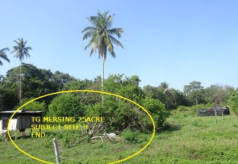 Mersing Town Seafront Freehold Land 25acres