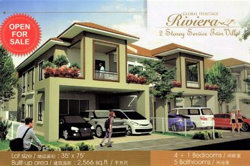 Riviera Morib Bay Double Sty Semi-D House @Resort City-New!!