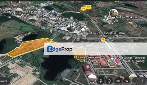 SPACIOUS Industrial Land Kamunting Raya Industrial Park, Taiping, Perak, Kamunting