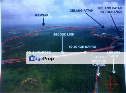 SPACIOUS 115.87 Acres Commercial Land Gelang Patah, Johor, Johor, Gelang Patah