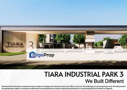 Tiara Industrial Park 3, Dengkil, Sepang 3 Storey Semi D Factory For Sale SPACIOUS, Selangor, Sepang