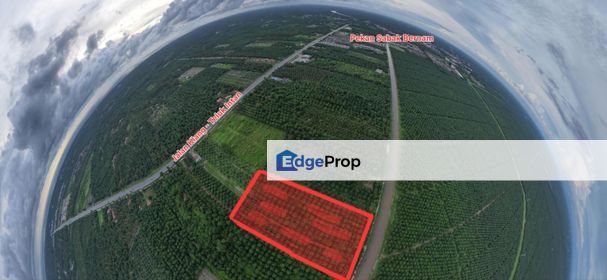 Kampong Banjar, Sabak Bernam 5 Acres Commercial Building Land For Sale SPACIOUS, Selangor, Sabak Bernam
