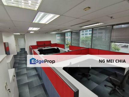 Partly furnished office at Uptown, Damansara Utama, PJ, Practical layout, next to Starling Mall, Selangor, Damansara Utama