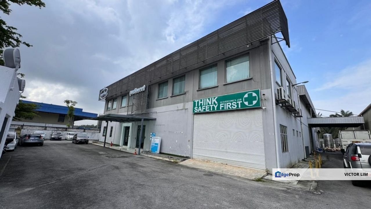 TAMAN PERINDUSTRIAN MERU | END LOT | FREEHOLD | DETACHED FACTORY | EXTENDED | KAPAR, Selangor, Klang