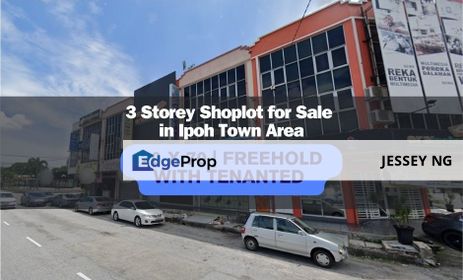 3 Storey Shop lot for sale next to jalan kampar and chateau garden , Perak, Ipoh