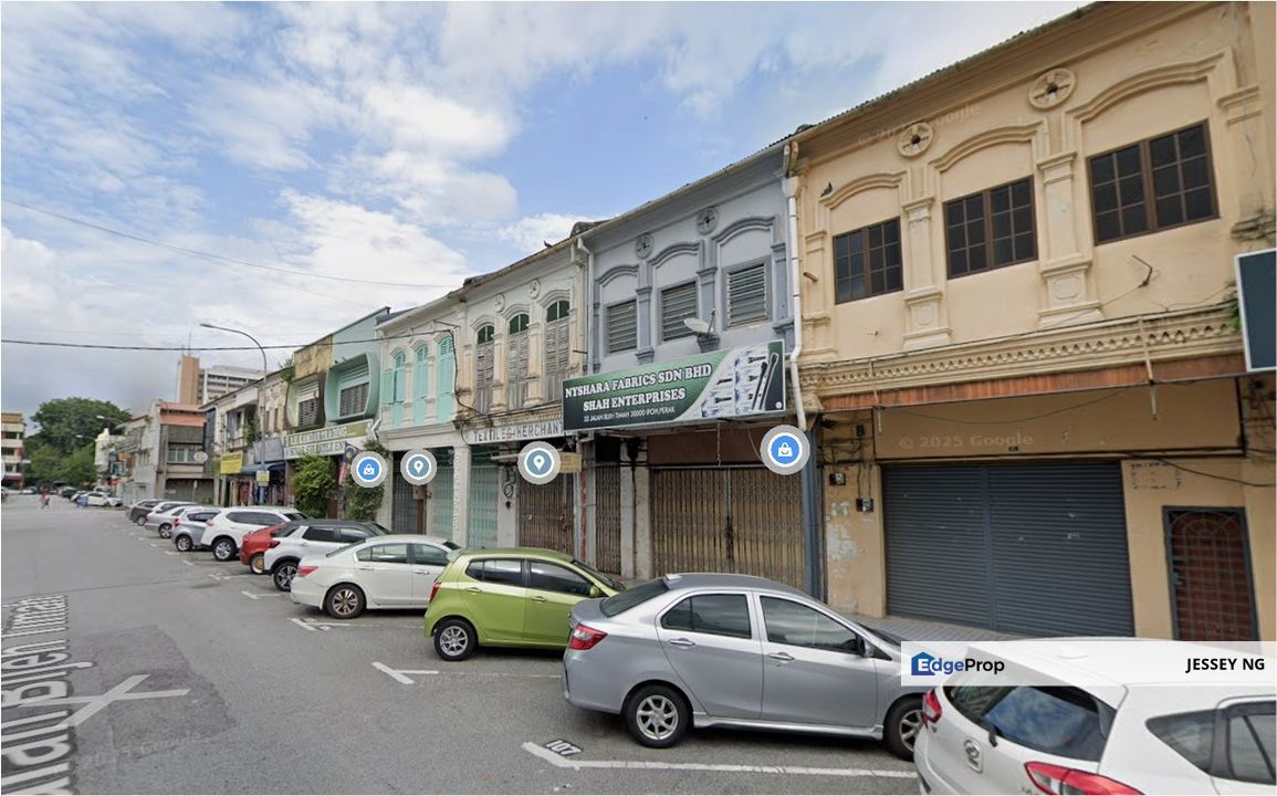 Ipoh Old Town - Jalan Theacher shoplot for rent, Perak, Ipoh