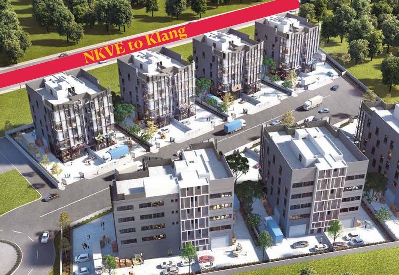 4.5 storey semi D Factory Hicom Glenmarie