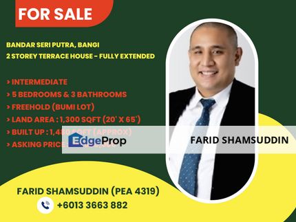 Bandar Seri Putra, Bangi, 2 Storey Terrace House – Fully Extended & Renovated, Selangor, Bangi
