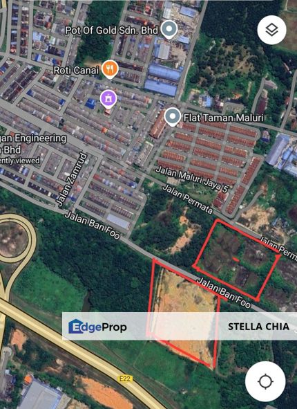 Ban Foo Ulu Tiram / Medium Industrial Land, Ban Foo, 850M fm Main Jln Kota Tinggi, 8 Acre / Flat Land, Johor, Ulu Tiram