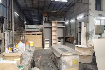 Taman Perindustrian Sri Yaacob, Skudai, 1.5 Storey Semi Detached Factory For Rent 